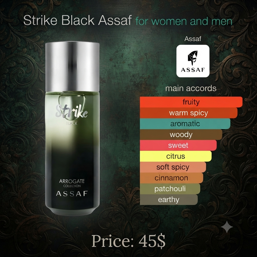 Assaf Arrogate Strike Black Eau de Parfum 125 mL – For Men